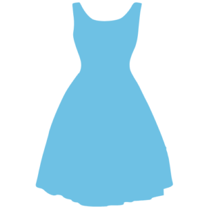 Weeding girl cloth icon