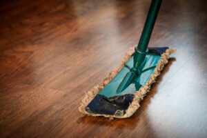 Cleaning a floor