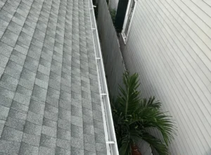 A clean gutter